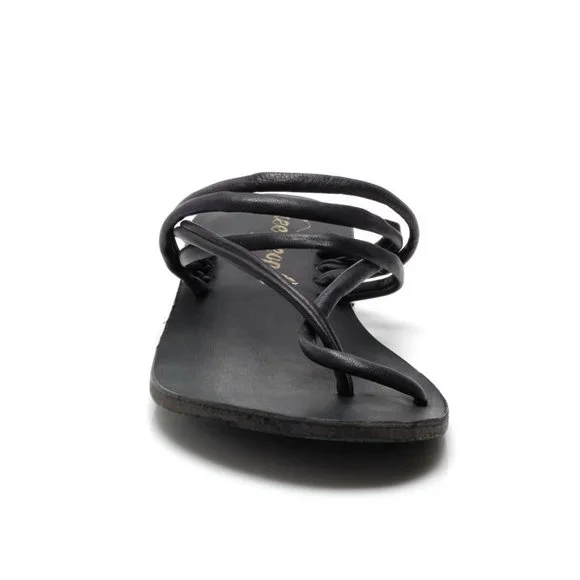 🎉 LAST CHANCE🎉 FREE PEOPLE Kayla Soft Strappy Sandals / Black - Picture 7 of 12